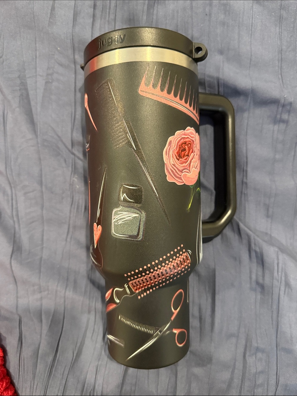Juggy Tumbler with Hairstylist Print